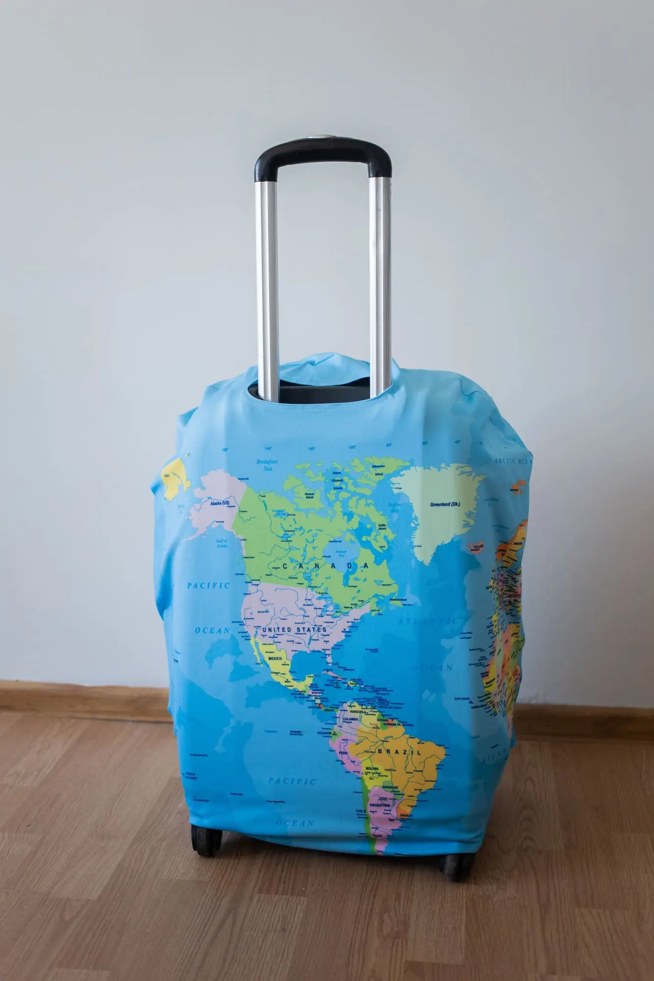 Printed luggage cover — Satguru's travel accessories